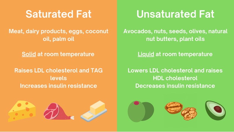 monounsaturated fat vs polyunsaturated fat